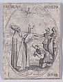 S. Rémy, archevêque (St. Remingius, Archbishop), October 1st, from "Les Images De Tous Les Saincts et Saintes de L'Année" (Images of All of the Saints and Religious Events of the Year), Jacques Callot French, Etching; second state of two (Lieure)