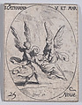 Ste. Catherine, vierge et martyre (St. Catherine, Virgin and Martyr), November 25th, from "Les Images De Tous Les Saincts et Saintes de L'Année" (Images of All of the Saints and Religious Events of the Year), Jacques Callot  French, Etching; second state of two (Lieure)