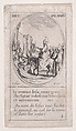 Notre-Seignure fait son entrée dans Jérusalem (Christ Enters Jerusalem), Palm Sunday, scene 1 from Images des Fêtes Mobiles (Images of Moveable Feasts from the Christian Calendar), part of "Les Images De Tous Les Saincts et Saintes de L'Année" (Images of All of the Saints and Religious Events of the Year), Jacques Callot  French, Etching; fourth state of five (Lieure)