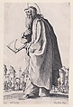 St. Thaddeus (St. Jude), from "Les Grands Apôtres Debout, Représentant Le Sauveur, La Bienheureuse Marie et Les Saints Apôtres" (The Large Standing Apostles, Representing The Savior, The Blessed Mary and The Apostles), Jacques Callot  French, Etching; second state of three (Lieure)
