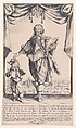 Portrait of Claude Deruet and His Son, Jean, Jacques Callot  French, Etching and engraving; second state of five (Lieure)