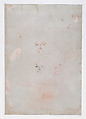 Self-Portrait; wearing a top hat facing left within a drawn frame (recto); two studies of his face (verso), Goya (Francisco de Goya y Lucientes) (Spanish, Fuendetodos 1746–1828 Bordeaux), Red chalk (recto), pen and ink and red chalk (verso) on laid paper