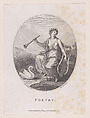 Poetry, Francesco Bartolozzi  Italian, Etching and engraving