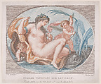 Water Nymph (Nymph Vouguant Sur Les Eaux), Francesco Bartolozzi  Italian, Etching and engraving, printed in color; only state