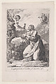 Christ Praying in the Garden, Francesco Bartolozzi  Italian, Etching and engraving