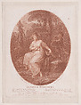 Damon and Musidora, Francesco Bartolozzi  Italian, Stipple engraving, printed in color