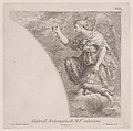 The Archangel Gabriel, Francesco Bartolozzi Italian, Stipple engraving and etching