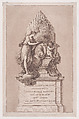 Monument to Johann Christian Bach, Francesco Bartolozzi  Italian, Etching and engraving; fourth state of four