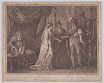 The Conclusion of the Treaty of Troyes, Francesco Bartolozzi  Italian, Stipple engraving; third state
