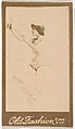 Actress with bow and arrow, from the Actresses series (N664) promoting Old Fashion Fine Cut Tobacco, Albumen photograph