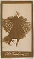 Dancer with lace skirt, from the Actresses series (N664) promoting Old Fashion Fine Cut Tobacco, Albumen photograph