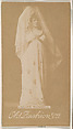 Lillian Russell, from the Actresses series (N664) promoting Old Fashion Fine Cut Tobacco, Albumen photograph