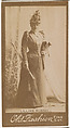 Lillian Russell, from the Actresses series (N664) promoting Old Fashion Fine Cut Tobacco, Albumen photograph