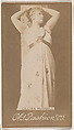 Lillian Russell, from the Actresses series (N664) promoting Old Fashion Fine Cut Tobacco, Albumen photograph