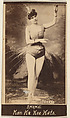Miss Debray, from the Actresses series (N675), promoting Kan Ka Kee Kats, Albumen photograph