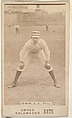 Irwin, Shortstop, Philadelphia, from the Kalamazoo Bats series (N690) issued by Chas. Gross & Co. to promote Kalamazoo Bats, Chas. Gross & Co., Albumen photograph