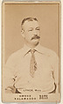 Lynch, Mets, from the Kalamazoo Bats series (N690) issued by Chas. Gross & Co. to promote Kalamazoo Bats, Chas. Gross & Co., Albumen photograph
