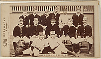 Philadelphia Team, from the Kalamazoo Bats series (N690) issued by Chas. Gross & Co. to promote Kalamazoo Bats, Chas. Gross & Co., Albumen photograph