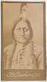 Sitting Bull, from the Indian Chiefs series (N681) promoting Old Fashion Fine Cut Tobacco, Albumen photograph