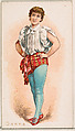 Donna, from the Ballet Queens series (N182) issued by Wm. S. Kimball & Co., William S. Kimball & Company, Commercial color lithograph