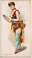 Favette, from the Ballet Queens series (N182) issued by Wm. S. Kimball & Co., William S. Kimball & Company, Commercial color lithograph