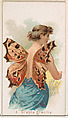 Card 3, Grapta Gracilis, from the Butterflies series (N183) issued by Wm. S. Kimball & Co., William S. Kimball & Company, Commercial color lithograph