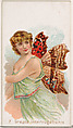 Card 7, Grapta Interrogationis, from the Butterflies series (N183) issued by Wm. S. Kimball & Co., William S. Kimball & Company, Commercial color lithograph