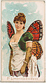 Card 21, Limenitis Disippus, from the Butterflies series (N183) issued by Wm. S. Kimball & Co., William S. Kimball & Company, Commercial color lithograph