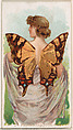 Card 24, Papilio Hippodamus, from the Butterflies series (N183) issued by Wm. S. Kimball & Co., William S. Kimball & Company, Commercial color lithograph