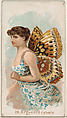 Card 26, Argynnis Cybele, from the Butterflies series (N183) issued by Wm. S. Kimball & Co., William S. Kimball & Company, Commercial color lithograph