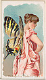 Card 33, Papilio Podalirius, from the Butterflies series (N183) issued by Wm. S. Kimball & Co., William S. Kimball & Company, Commercial color lithograph