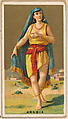 Arabia, from the Dancing Girls of the World series (N185) issued by Wm. S. Kimball & Co., William S. Kimball & Company, Commercial color lithograph