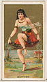 Borneo, from the Dancing Girls of the World series (N185) issued by Wm. S. Kimball & Co., William S. Kimball & Company, Commercial color lithograph