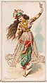 Assyrian Dancer, from the Dancing Women series (N186) issued by Wm. S. Kimball & Co., William S. Kimball & Company, Commercial color lithograph