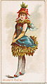 Modern Ballet Dancer, from the Dancing Women series (N186) issued by Wm. S. Kimball & Co., William S. Kimball & Company, Commercial color lithograph