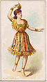 American Indian Dancer, from the Dancing Women series (N186) issued by Wm. S. Kimball & Co., William S. Kimball & Company, Commercial color lithograph