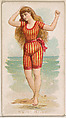 Saint Briac, from the Fancy Bathers series (N187) issued by Wm. S. Kimball & Co., William S. Kimball & Company, Commercial color lithograph