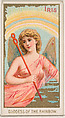Iris, Goddess of the Rainbow, from the Goddesses of the Greeks and Romans series (N188) issued by Wm. S. Kimball & Co., William S. Kimball & Company, Commercial color lithograph