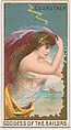Leukothea, Goddess of Sailors, from the Goddesses of the Greeks and Romans series (N188) issued by Wm. S. Kimball & Co., William S. Kimball & Company, Commercial color lithograph