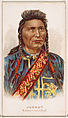 Joseph, North American Chief, from the Savage and Semi-Barbarous Chiefs and Rulers series (N189) issued by Wm. S. Kimball & Co., William S. Kimball & Company, Commercial color lithograph