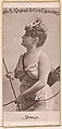 Miss Diana, from the Actresses series (N190) issued by Wm. S. Kimball & Co., William S. Kimball & Company, Commercial lithograph