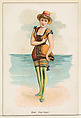 Bar Harbor, from the Beautiful Bathers series (N192) issued by Wm. S. Kimball & Co., William S. Kimball & Company, Commercial color lithograph
