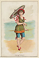 Long Beach, from the Beautiful Bathers series (N192) issued by Wm. S. Kimball & Co., William S. Kimball & Company, Commercial color lithograph