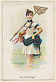 Saint Enegat, from the Beautiful Bathers series (N192) issued by Wm. S. Kimball & Co., William S. Kimball & Company, Commercial color lithograph
