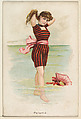 Parame, from the Beautiful Bathers series (N192) issued by Wm. S. Kimball & Co., William S. Kimball & Company, Commercial color lithograph