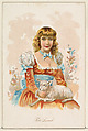 Pet Lamb, from the Household Pets series (N194) issued by Wm. S. Kimball & Co., William S. Kimball & Company, Commercial color lithograph