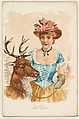 Pet Deer, from the Household Pets series (N194) issued by Wm. S. Kimball & Co., William S. Kimball & Company, Commercial color lithograph