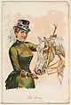 Pet Horse, from the Household Pets series (N194) issued by Wm. S. Kimball & Co., William S. Kimball & Company, Commercial color lithograph