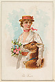 Pet Fawn, from the Household Pets series (N194) issued by Wm. S. Kimball & Co., William S. Kimball & Company, Commercial color lithograph