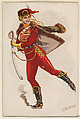 Skating, from the Pretty Athletes series (N196) issued by Wm. S. Kimball & Co., William S. Kimball & Company, Commercial color lithograph